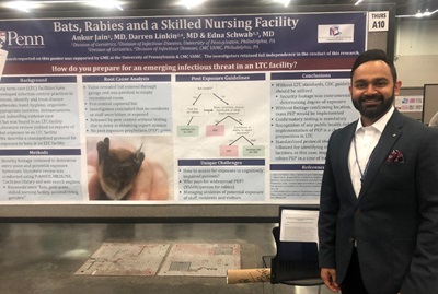 Fellow presenting at conference